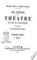 Les annales du théatre et de la musique