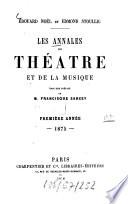 Les Annales du Théâtre et de la musique