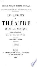 LES ANNALES DU THEATRE ET DE LA MUSIQUE