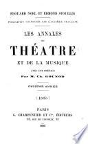 Les Annales du théâtre et de la musique