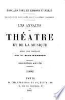 Les Annales du théâtre et de la musique