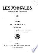 Les Annales politiques et littéraires