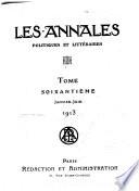 Les Annales politiques et littéraires
