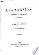 Les Annales politiques et littéraires