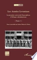 Les Années Lovanium