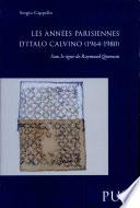 Les années parisiennes d'Italo Calvino,1964-1980