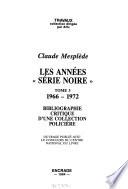 Les années Série noire: 1966-1972