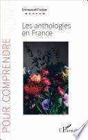 Les anthologies en France