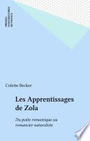 Les Apprentissages de Zola