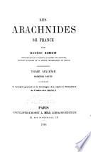 Les arachnides de France