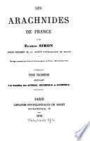 ¬Les arachnides de France par Eugène Simon