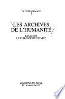 Les archives de l'humanité