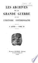 Les Archives de la grande guerre