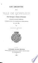 Les archives de la ville de Honfleur