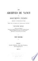 Les archives de Nancy