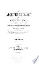 Les archives de Nancy