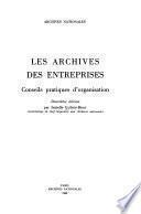 Les Archives des entreprises