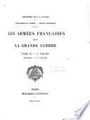 Les Armées françaises dans la Grande Guerre