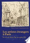 Les artistes étrangers à Paris