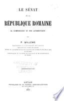 Les attributions du sénat