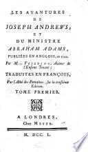 Les Avantures De Joseph Andrews, Et Du Ministre Abraham Adams