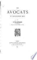 Les avocats d'aujourd'hui