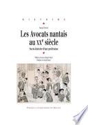 Les avocats nantais au xxe siècle