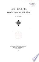 Les Baffie dans le Forez au XIIIè siècle