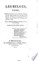 Les Belges, poème