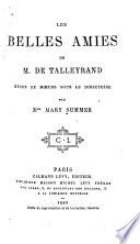 Les belles amies de M. de Talleyrand