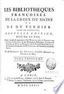 Les bibliothèques françoises