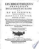 Les Bibliothéques Françoises