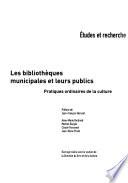 Les bibliothèques municipales et leurs publics