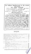 Les Cahiers bourbonnais et du centre