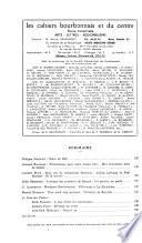 Les Cahiers bourbonnais et du centre