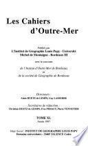 Les Cahiers d'outre-mer
