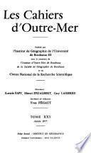 Les Cahiers d'outre-mer