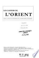 Les Cahiers de l'Orient