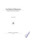 Les Cahiers de Mariemont