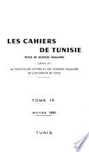 Les Cahiers de Tunisie