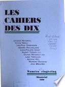 Les Cahiers des Dix