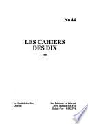 Les Cahiers des Dix