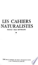 Les Cahiers naturalistes