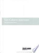 Les Cahiers nouveaux - 79