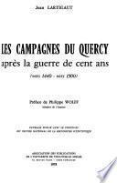 Les Campagnes du Quercy après la querre de Cent ans