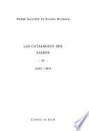 Les catalogues des Salons: 1841-1845