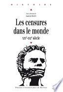 Les censures dans le monde