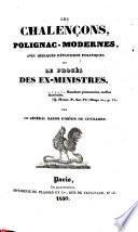 Les Chalençons, Polignac-modernes