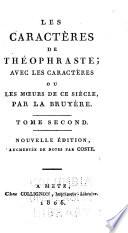 Les Charactères de Théophraste