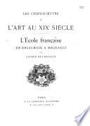 Les chefs-d'oeuvre de l'art au XIXe siècle